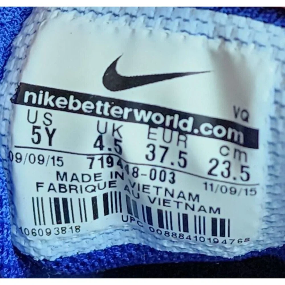 Nike Classic CS‎ Gray Blue Suede Youth Tennis Shoe Size 5Y 719448-003